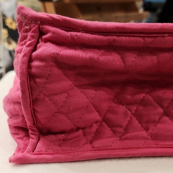 Pink and Brown Baby Diaper Bags with Stripes and Floral Patterns - Picture 10 of 11